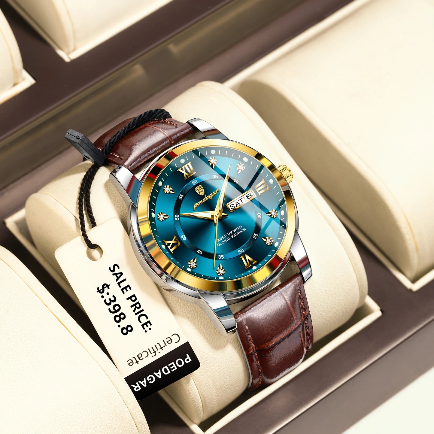 ⌚ POEDAGAR Luxury Man Wristwatch