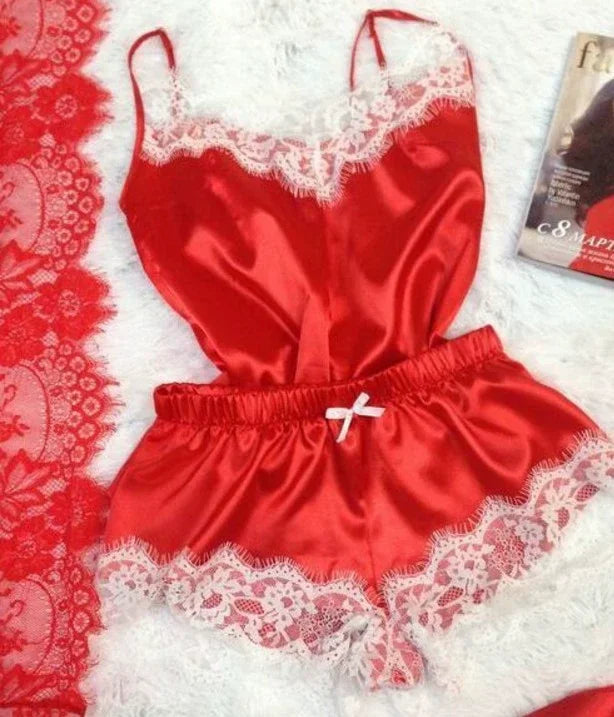 🔥 Women's Sexy Floral Embroidery Lingerie Set – Push Up Bralette & G-String Briefs