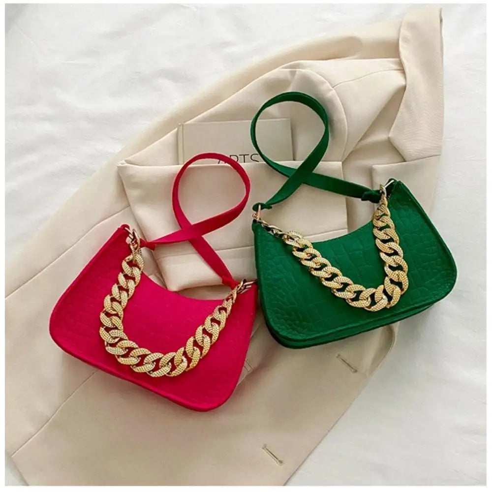 👜 Elegant Chain Shoulder Bag – Summer Luxe Vibes