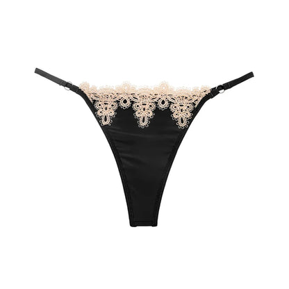 🔥 Sexy G-String Underwear – Floral Embroidery T-Back Lingerie