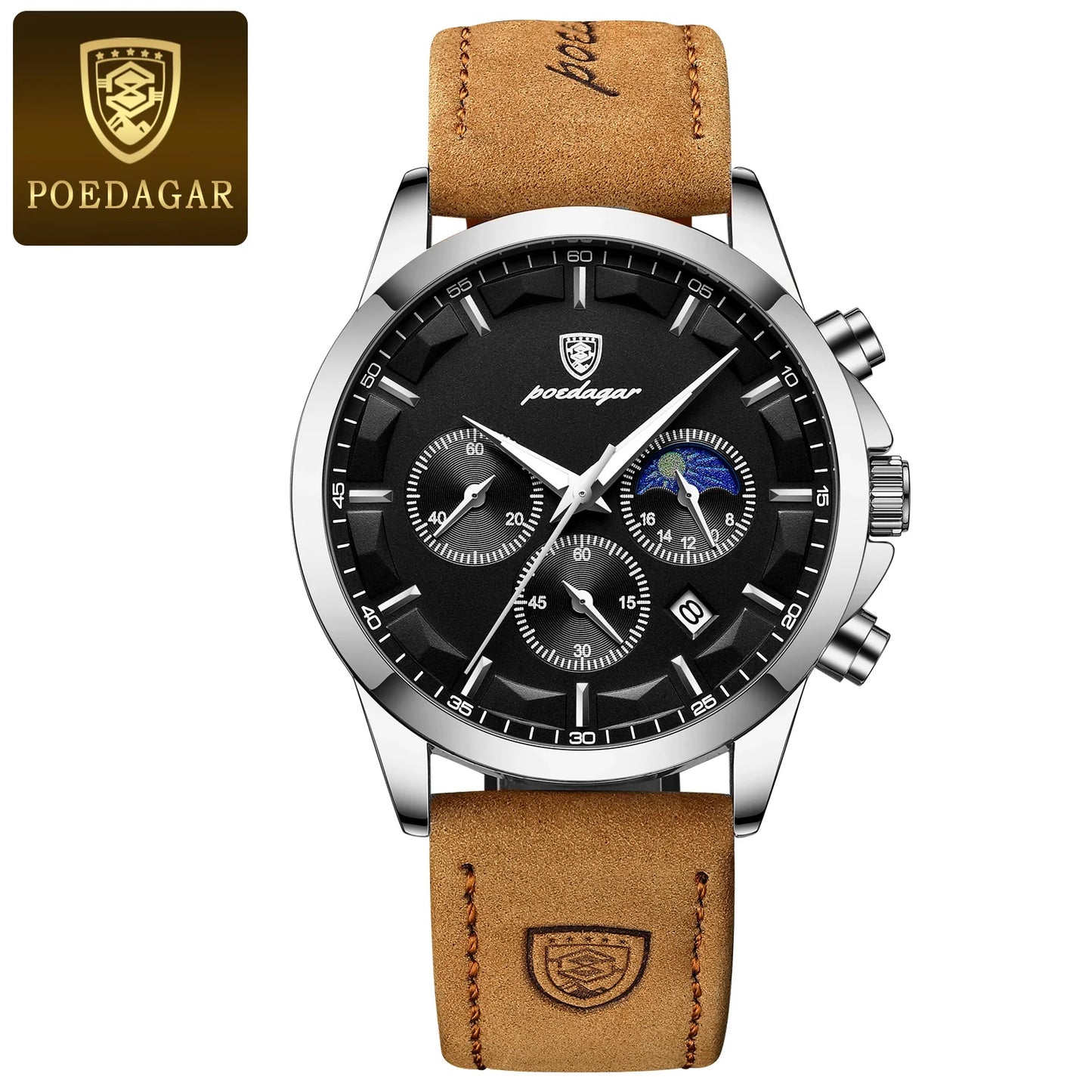 ⌚ POEDAGAR Men’s Quartz Watch