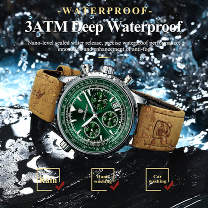 ⏱️ POEDAGAR Luxury Men’s Quartz Watch