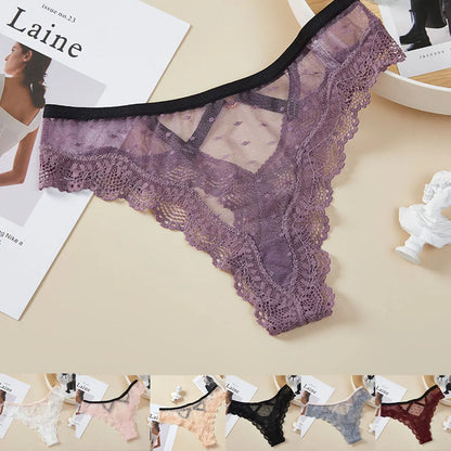💗 Low Rise Sheer Panties – Breathable & Bold Elegance