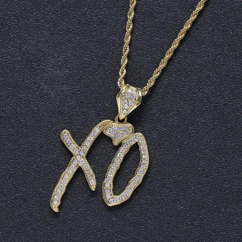 💎 Ice Crystal Alphabet Pendant 🔥