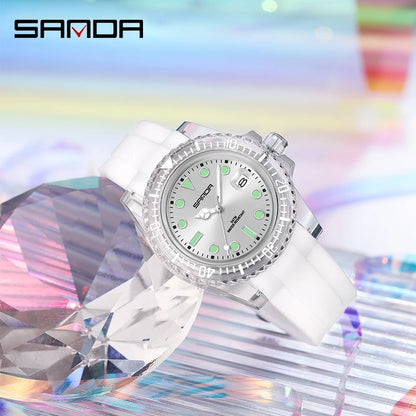 💎 SANDA Women’s Luxury Brand Casual Fashion Quartz Watch