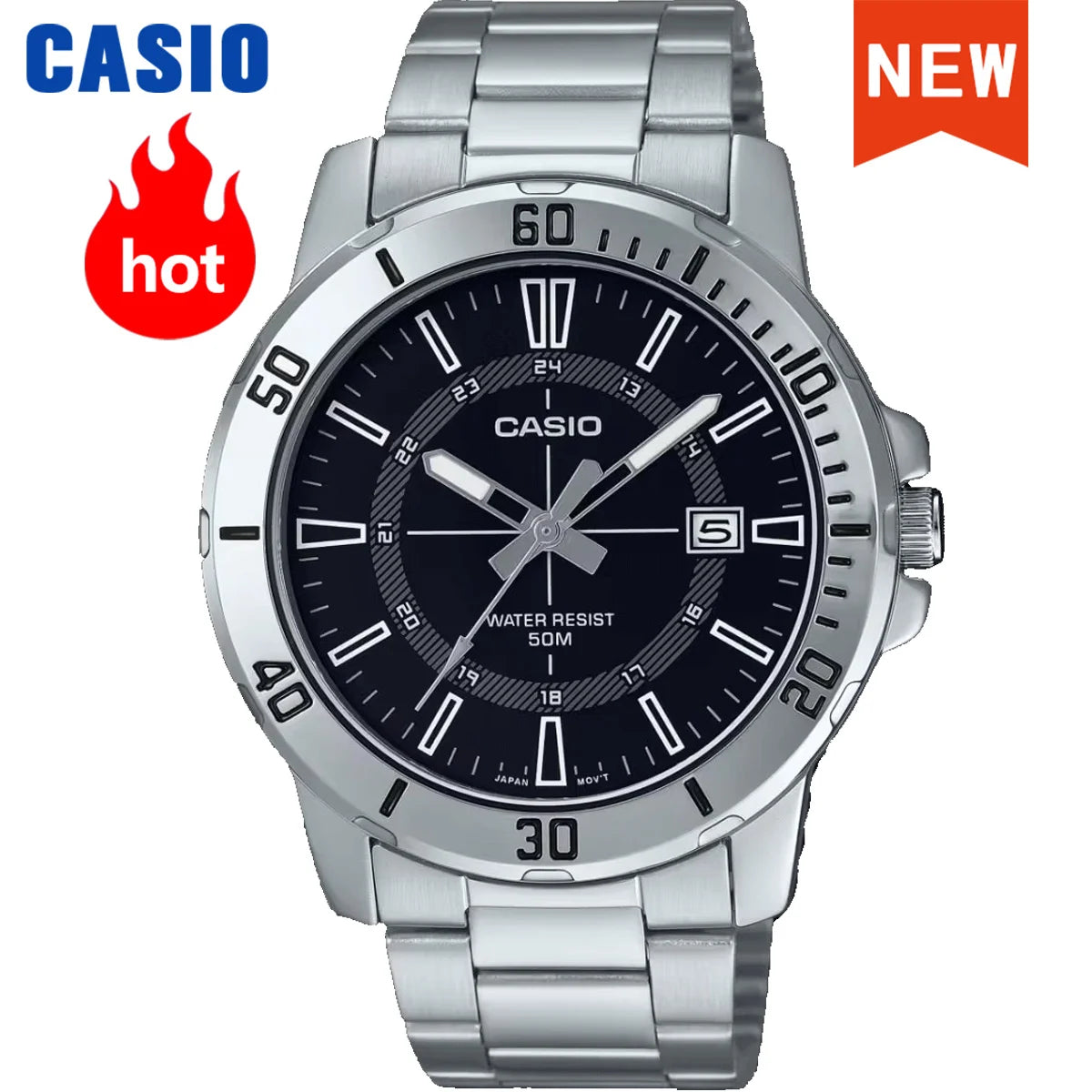 ⌚ Casio Business Luminous Watch – Elegant Gift for Men