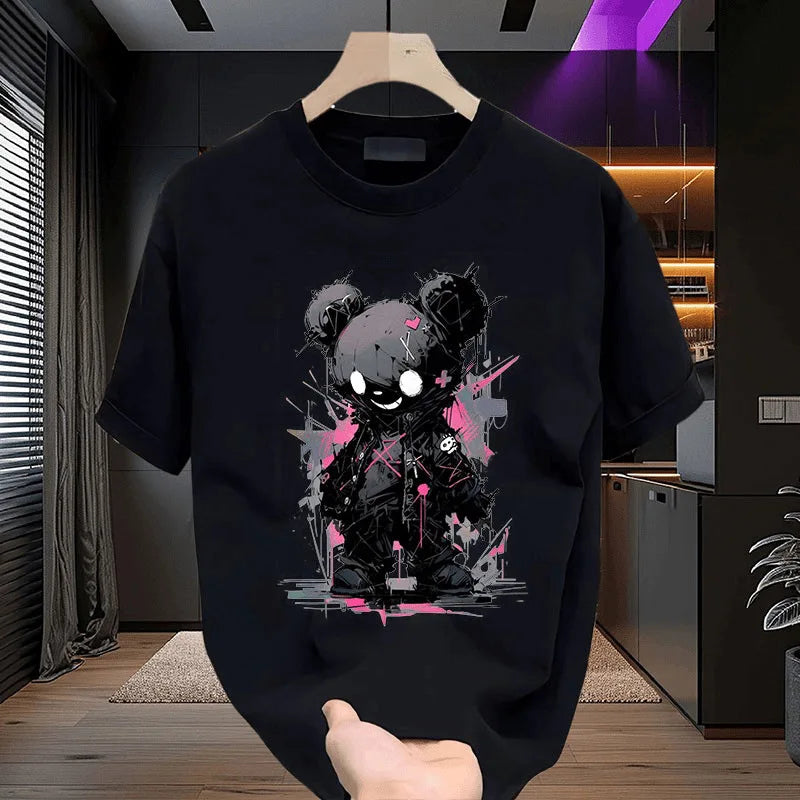 🖤 Black Bear Fun Printed T-shirt