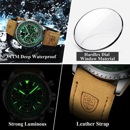 ⏱️ POEDAGAR Luxury Men’s Quartz Watch