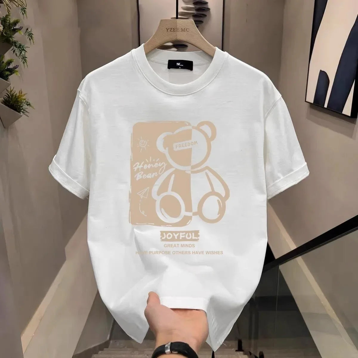 🔥 Hot Sale Luxury Brand Men's Pure Cotton T-Shirt