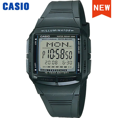 ⌚ Casio Vintage Silver Watch – Classic Digital Style for Men