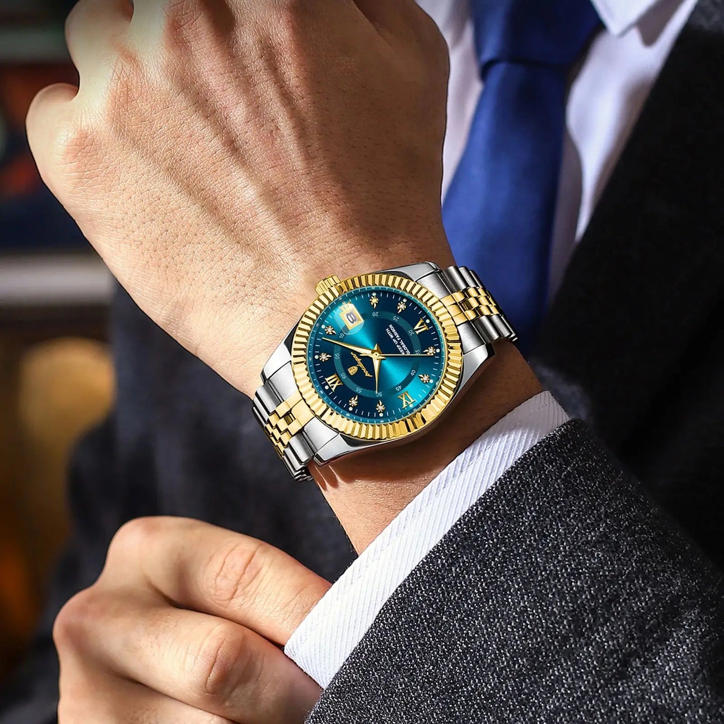 ⏱️ POEDAGAR Luxury Sport Wrist Watch