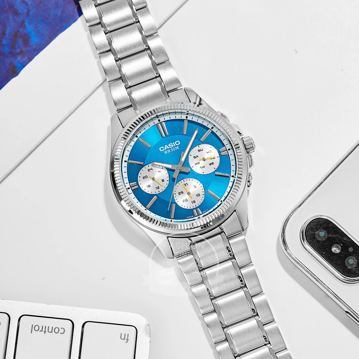 💼 Casio Luxury Quartz Watch – Military Style for Business & Adventure