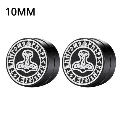 💎 1 Pair Crystal Strong Magnetic Ear Stud Clip Earrings