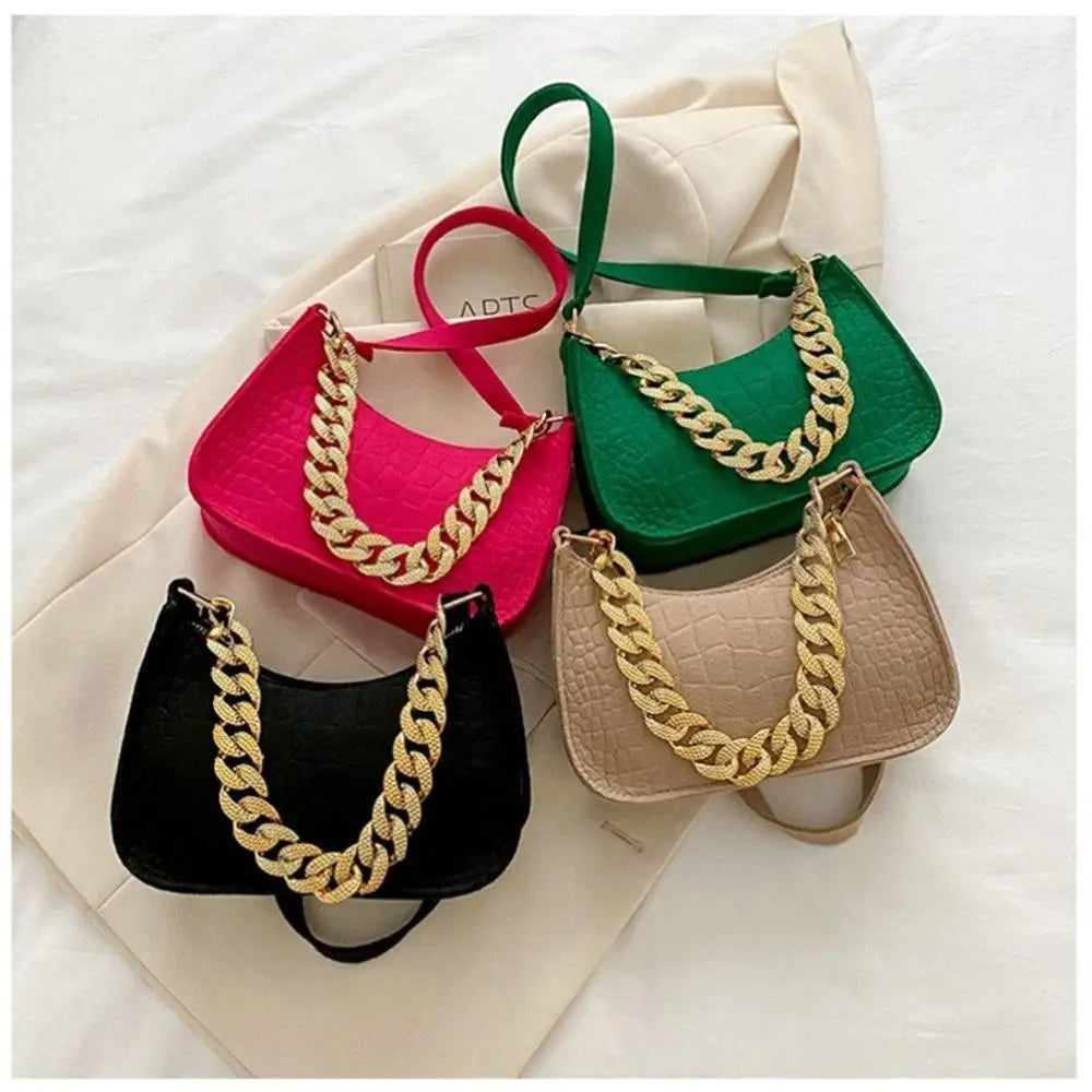 👜 Elegant Chain Shoulder Bag – Summer Luxe Vibes