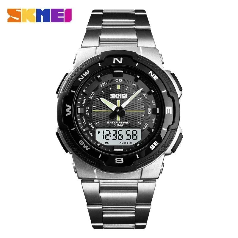 ⌚ SKMEI 1370 Men's Luxury Steel Business Watch