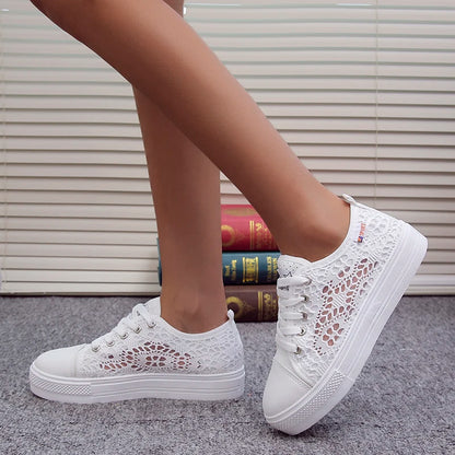 👟 Cutout Canvas Sneakers – Breezy Summer Steps