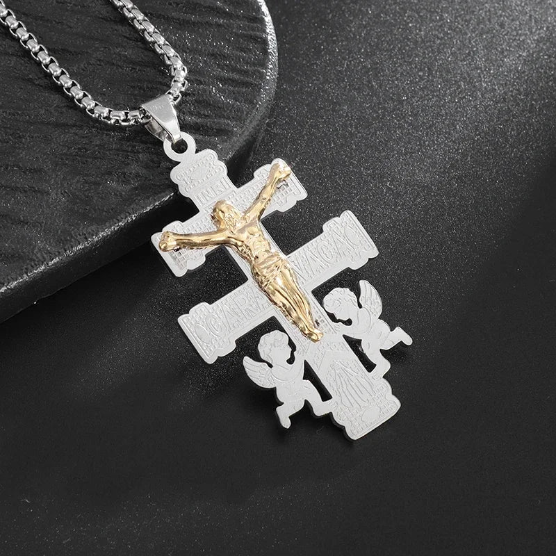 ✝️ Vintage Ice Jesus Pendant
