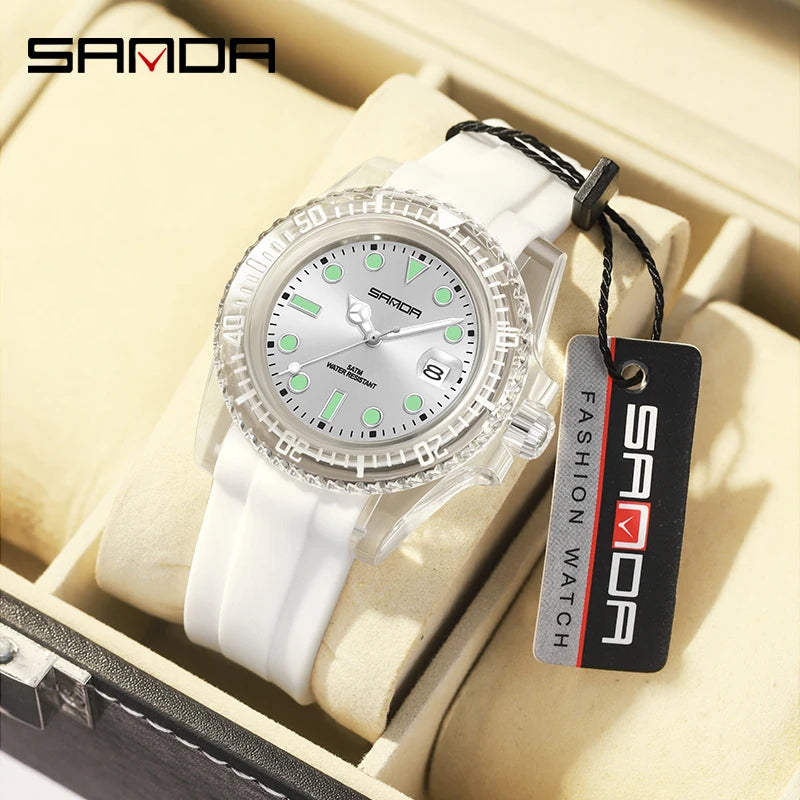 💎 SANDA Women’s Luxury Brand Casual Fashion Quartz Watch