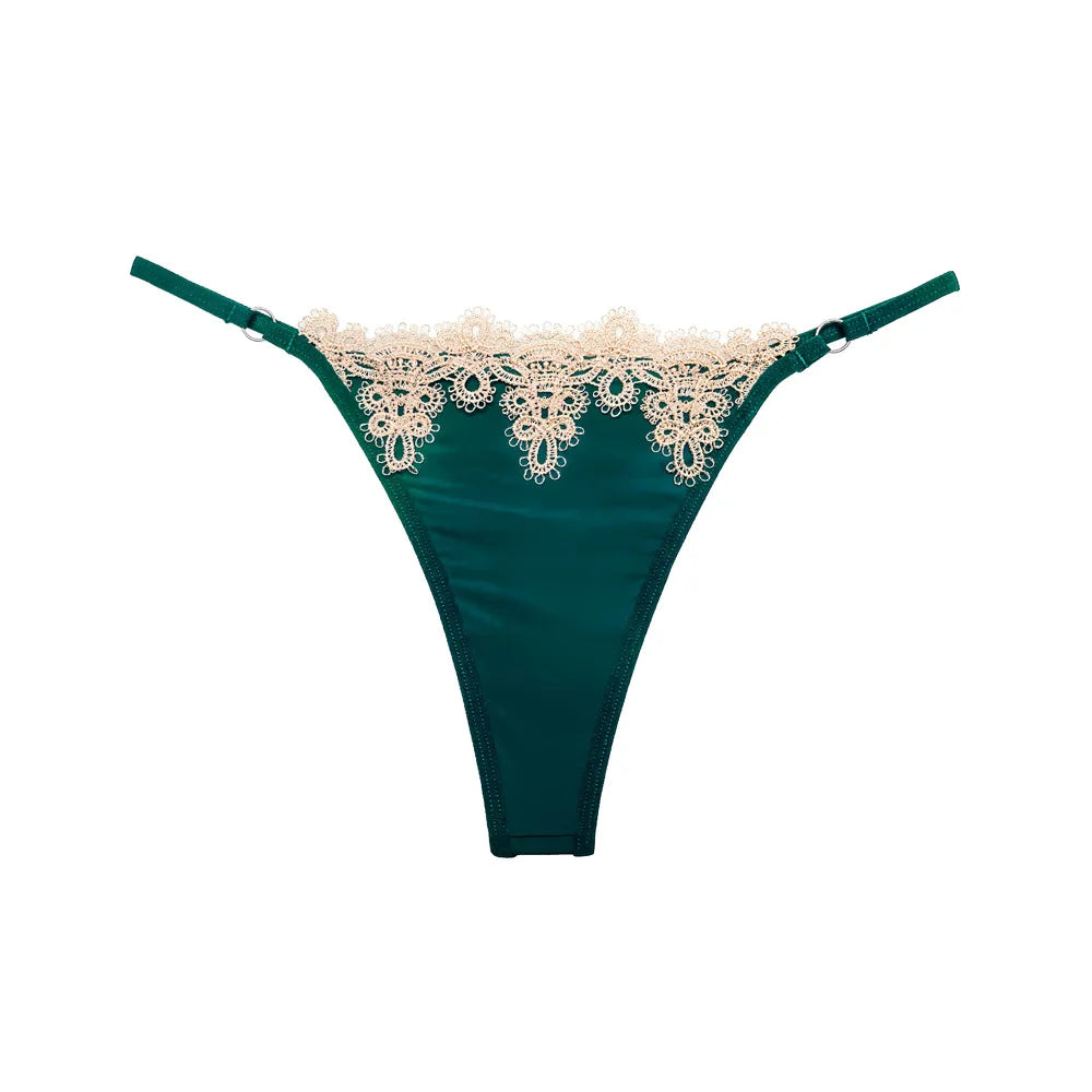 🔥 Sexy G-String Underwear – Floral Embroidery T-Back Lingerie