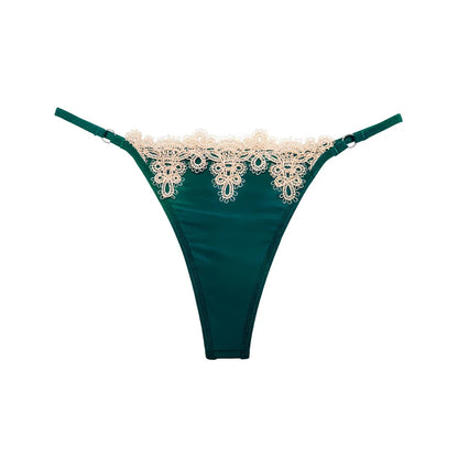 🔥 Sexy G-String Underwear – Floral Embroidery T-Back Lingerie