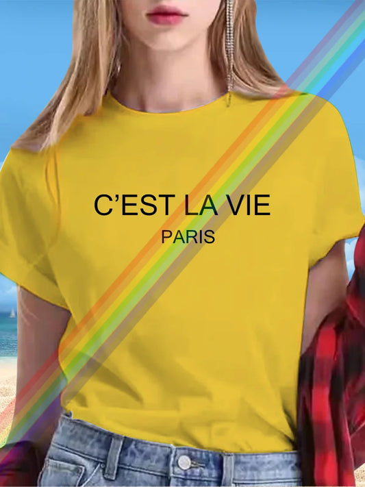 🔥 New Summer 2025 Letter T-Shirt