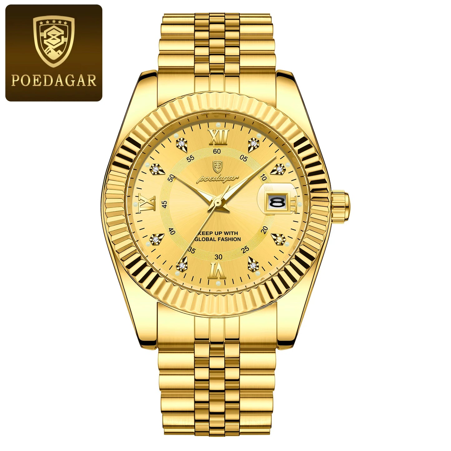 ⏱️ POEDAGAR Luxury Sport Wrist Watch