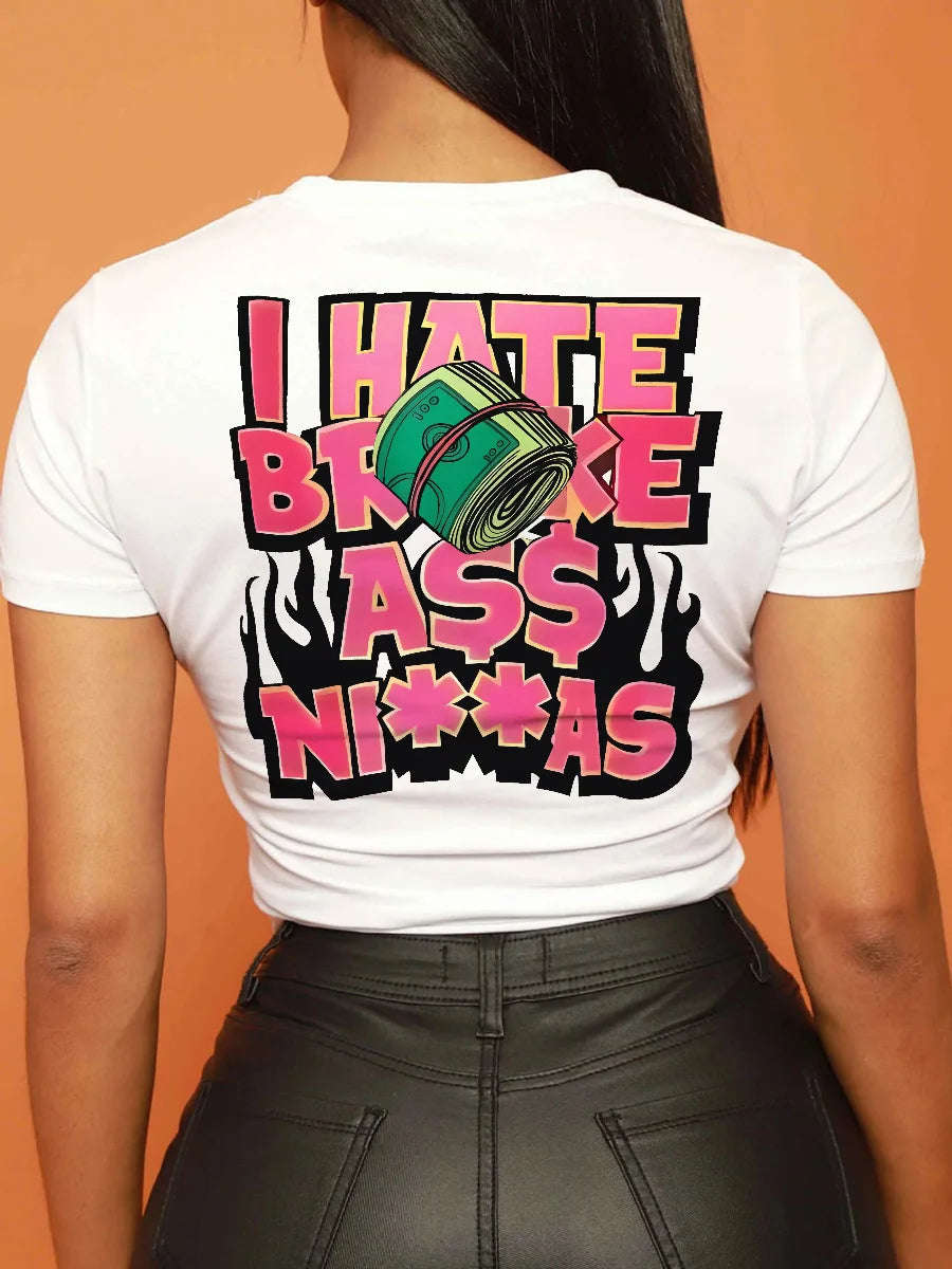 👚 Funny Printed Casual T-Shirt