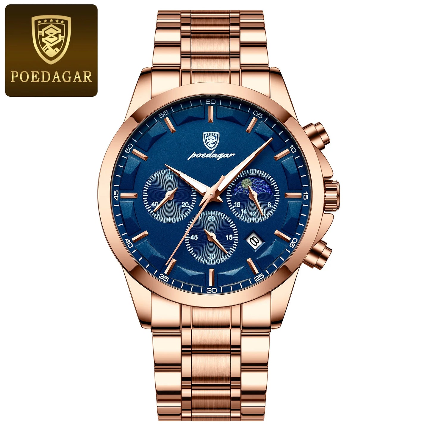 ⌚ POEDAGAR Men’s Quartz Watch