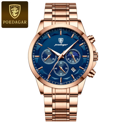⌚ POEDAGAR Men’s Quartz Watch
