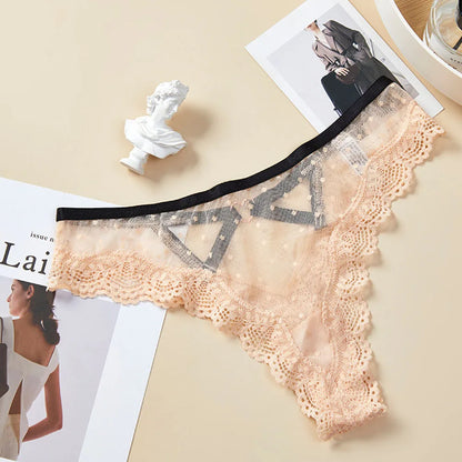 💗 Low Rise Sheer Panties – Breathable & Bold Elegance