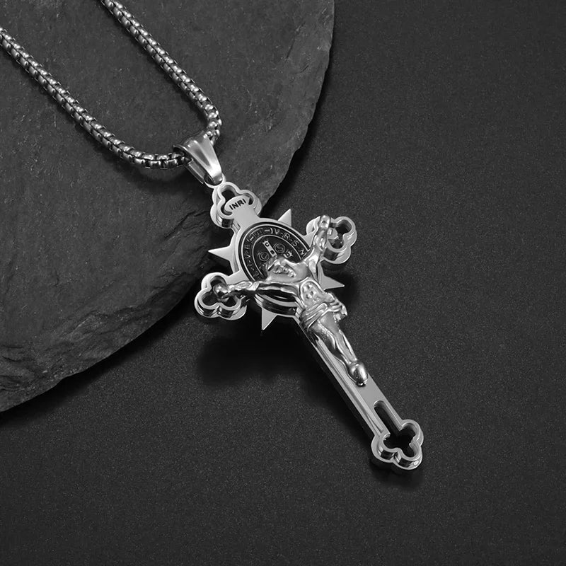 ✝️ Vintage Ice Jesus Pendant