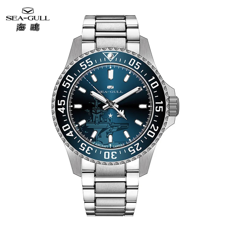 🌊 Seagull 44mm Diving Watch – Ocean Series Automatic Mechanical Watch