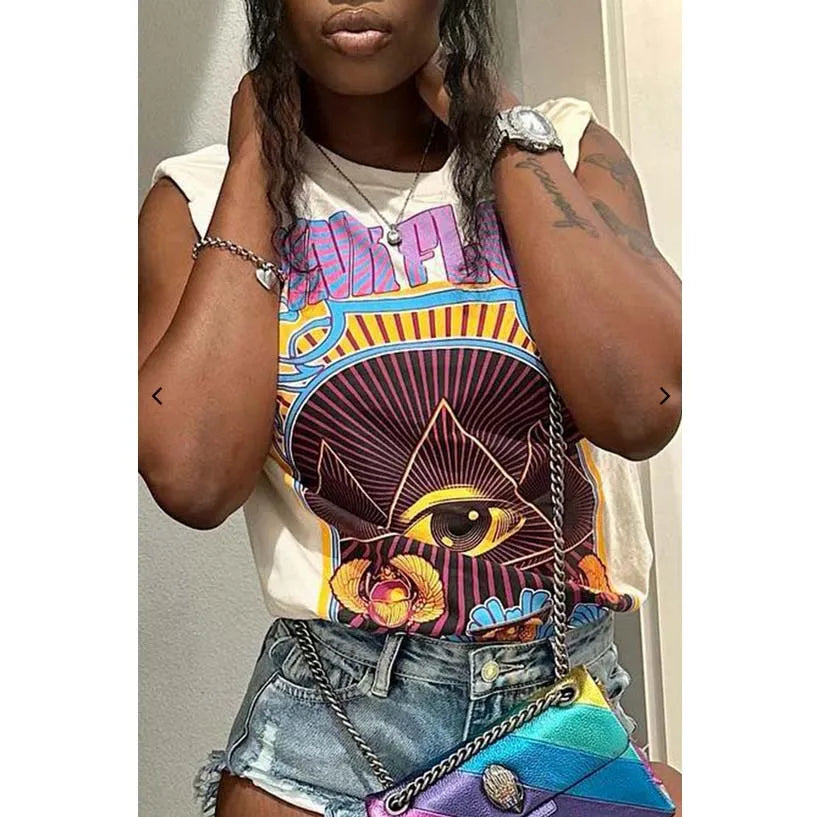 🖤 Sexy Graphic Crop Top