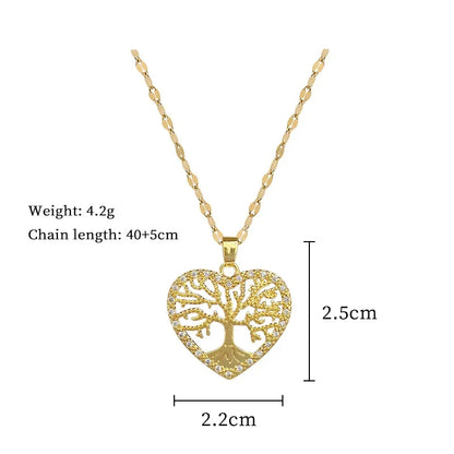 🌳 Fashion Romantic Tree of Life Pendant Necklace