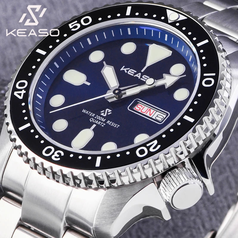 ⌚ KEASO Fashion Men’s Quartz Watch