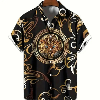 👑 Retro Men's Short Sleeve Shirt