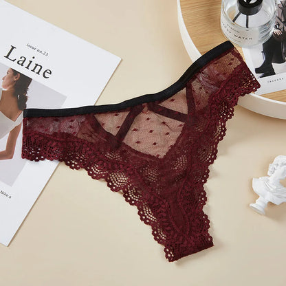 💗 Low Rise Sheer Panties – Breathable & Bold Elegance