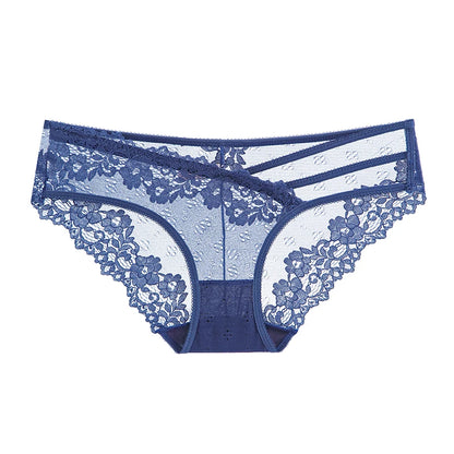 👙 Lace Transparent Low-Rise Panties – Feminine & Flirty