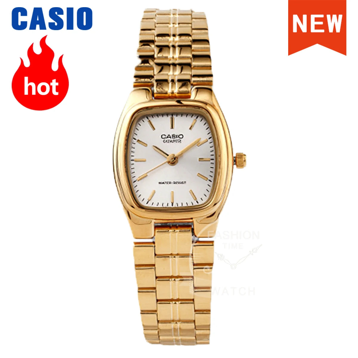 ⌚ Casio Women's Luxury Tonneau Quartz Watch