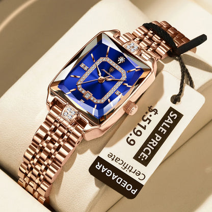 💼 POEDAGAR Luxury Rectangle Watch