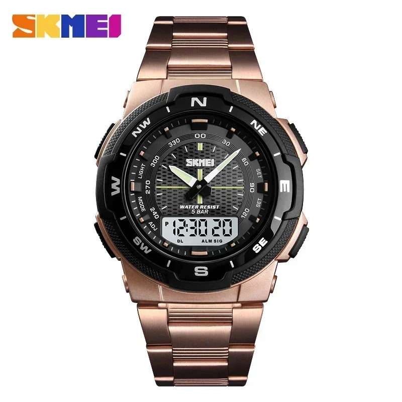 ⌚ SKMEI 1370 Men's Luxury Steel Business Watch