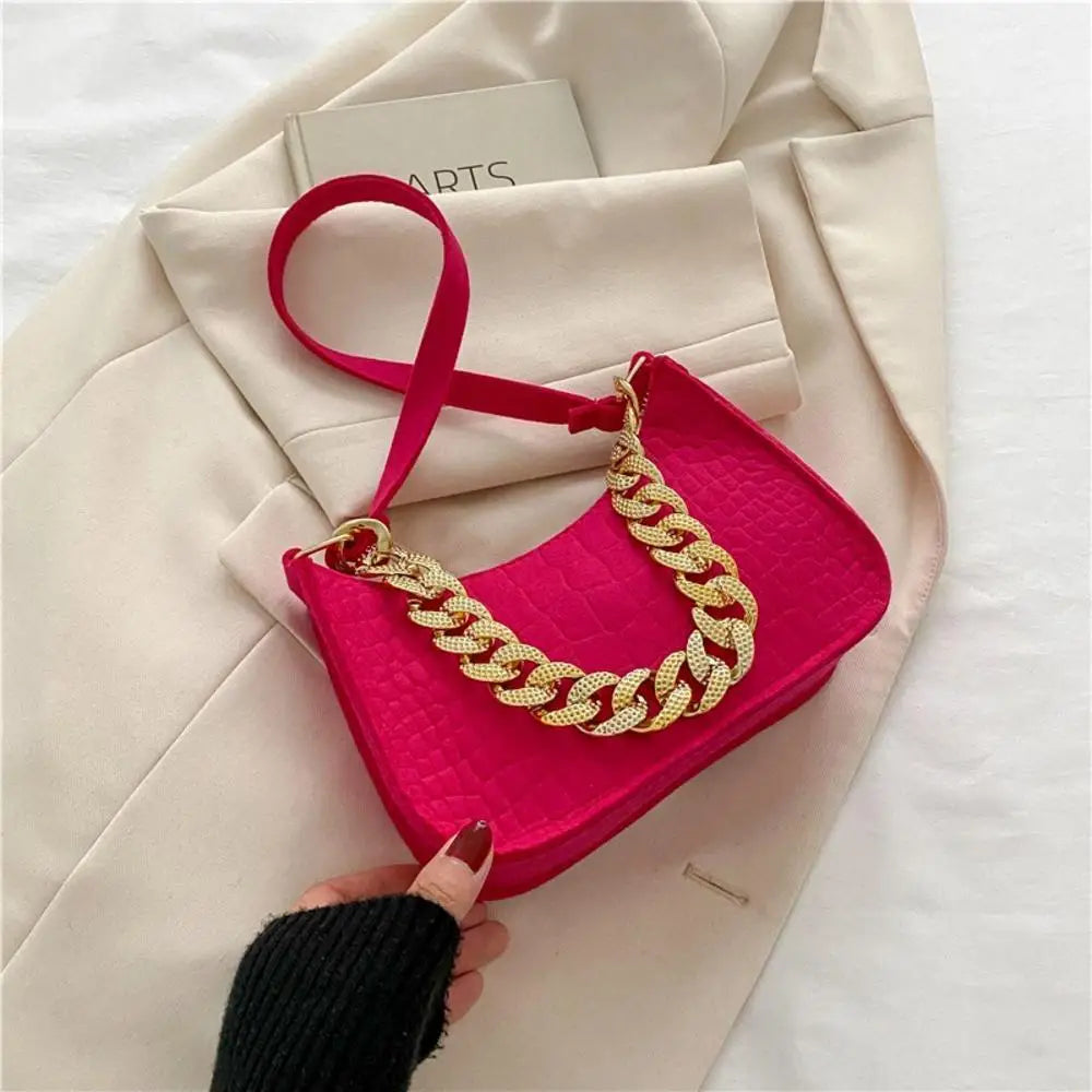 👜 Elegant Chain Shoulder Bag – Summer Luxe Vibes
