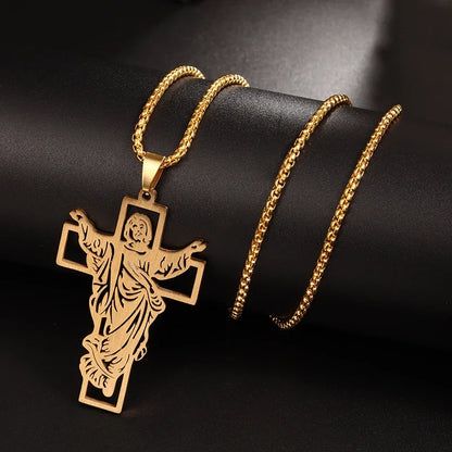 ✝️ Vintage Ice Jesus Pendant