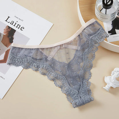 💗 Low Rise Sheer Panties – Breathable & Bold Elegance