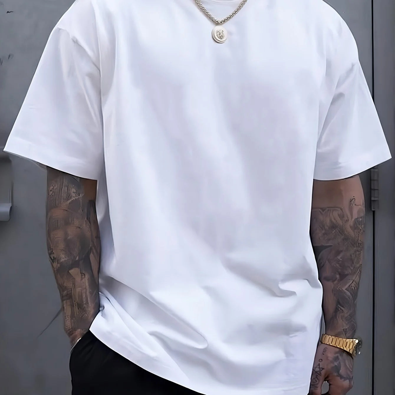 👕 Summer Men's 100% Pure Cotton Casual Sports T-Shirt