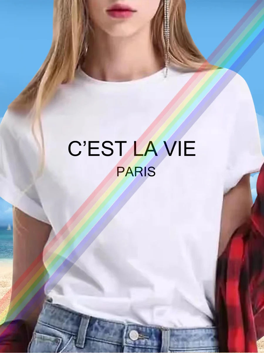🔥 New Summer 2025 Letter T-Shirt