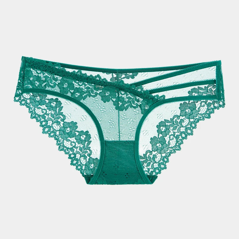 👙 Lace Transparent Low-Rise Panties – Feminine & Flirty