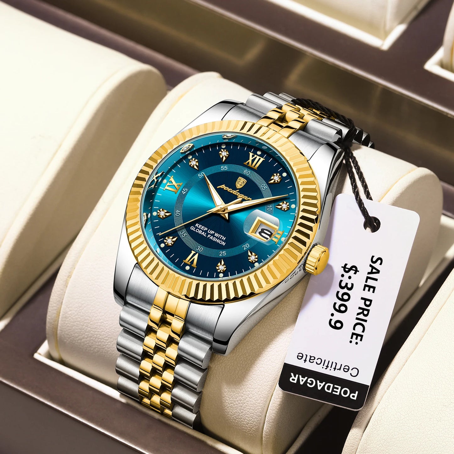 ⏱️ POEDAGAR Luxury Sport Wrist Watch