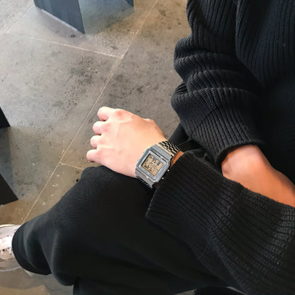 ⌚ Casio Vintage – Multi-Functional Quartz Watch for Men