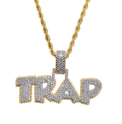💎 Ice Crystal Alphabet Pendant 🔥